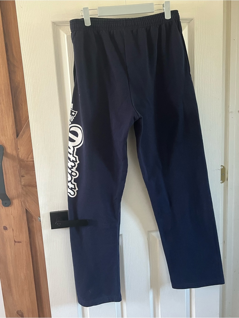 NFL Team Apparel New England Patriots Sweatpants Navy - Fits Women’s Small - Picture 2 of 4